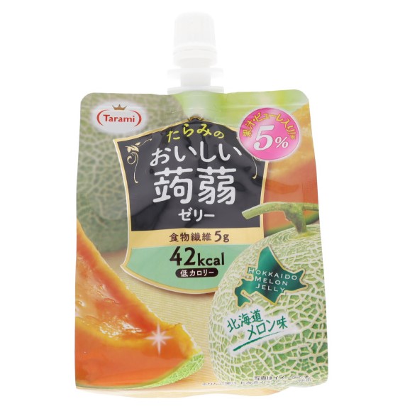 おいしい蒟蒻ゼリー　北海道メロン味